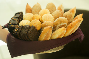 Assorted homemade bread