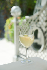 Refreshing lime cocktail