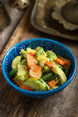 Homemade vegetable curry