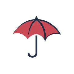 Simple umbrella vector