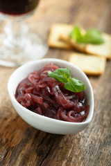 Onion jam with red wine