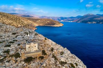  Catapola Lighthouse in Vathy of Amorgos was built in 1882. It is one of the oldest lighthouses of the Greece