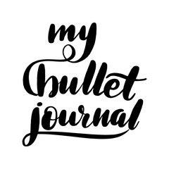 My bullet journal lettering greeting