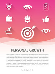 PERSONAL GROWTH ICON SET