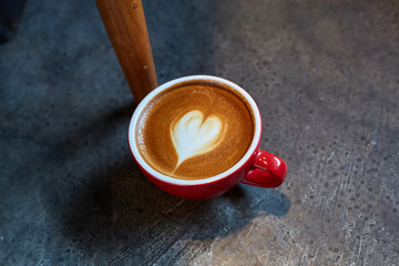 Happy weekend latte art drink photography