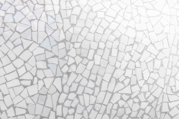 Broken tiles mosaic seamless pattern. ...