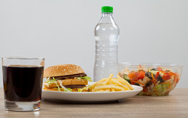 Fast food or fresh healthy food?