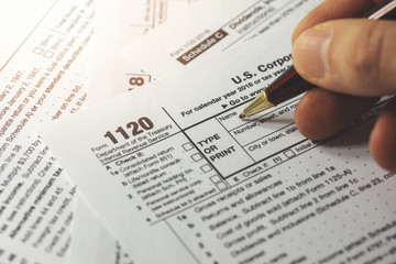 filing corporation income tax return form 1120