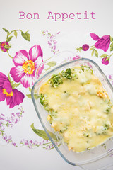 casserole with broccoli