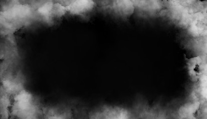 Border from smoke. Misty effect for film , banner,flyer,covers.
