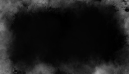 Border from smoke. Misty effect for film , banner,flyer,covers.