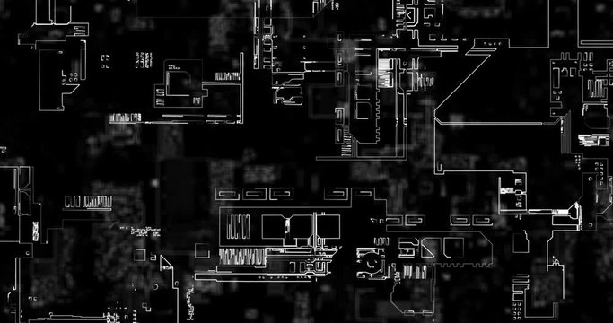 Abstract Technological Motion Background