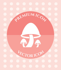 Mushroom Icon for Web, Applications, Software & Graphic Designs.