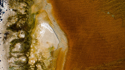 Aerial panoramics from Espiritu Santo Island, Baja California Sur, Mexico.