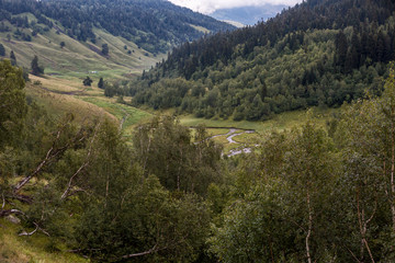 landscape in the mountains