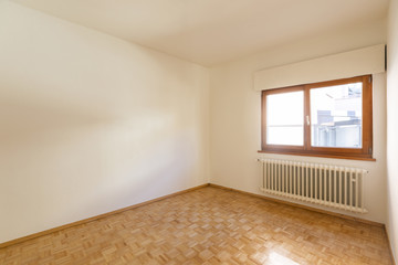 empty bedroom without bed.