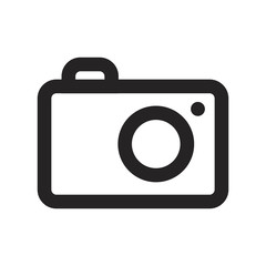 Photo camera vector icon