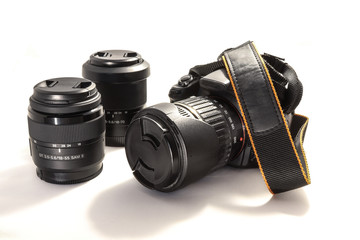 Camera mit Objektiv
