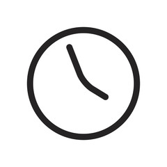 Clock vector icon