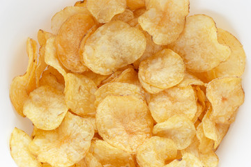 Crunchy delicious potato chips