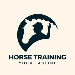 horse training logo design inspiration 