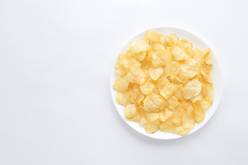 Crunchy delicious potato chips