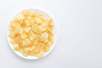 Crunchy delicious potato chips