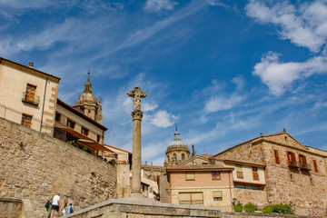Obraz premium Ajusticiados cross in center historic of city of Salamanca