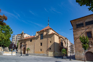 Fototapeta na wymiar church of Vera Cuz in Salamanca