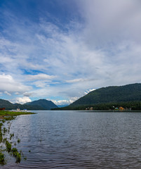 Boat trip on Lake Teletskoye, Altai, Russia