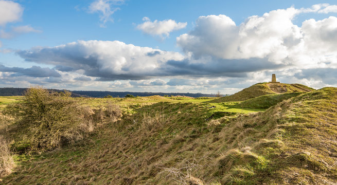 Painswick Beacon Hill Fort with Summit and Trig Point