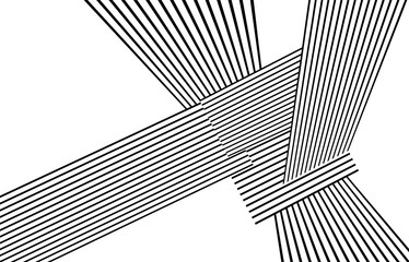 black and white stripe line abstract graphic optical art