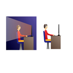 Programmer vector graphics