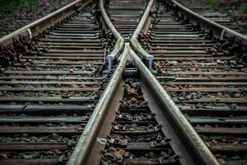 Fototapeta premium Railway, transport, rails