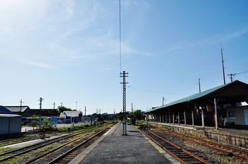 Naklejka premium Nakaminato station in Hitachinaka, Ibaraki, Japan 