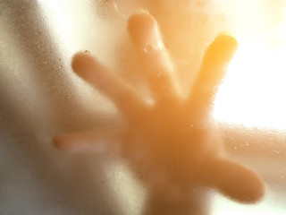 horror hand in the freezer