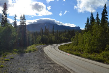 road in mountains