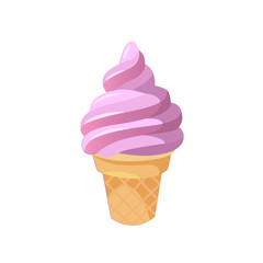Ice cream cone vector