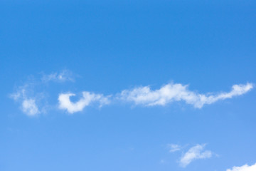 blue sky with cloud