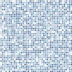 The blue dots  on white background   