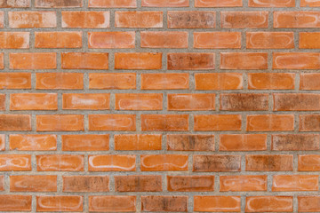 Textures surface pattern design unique of brown brick wall background