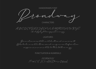 Gentle script duo font.