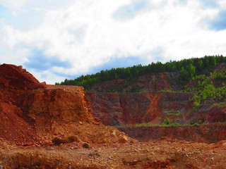 Quarry in the mountains