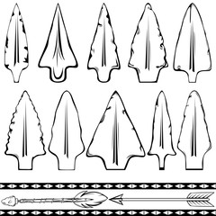 Set of Arrowheads