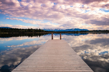 Lake Kirchsee, Bavaria, Germany