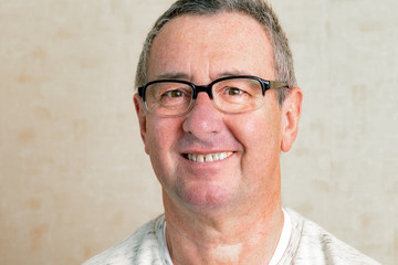 Portrait of a senior man with glasses
