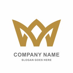 Geometric Outline Crown Square Triangle Jewelry Fashion Beauty Business Company Stock Vector Logo Design Template