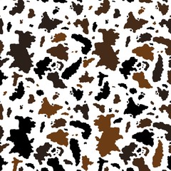 Obraz na płótnie Canvas Cow pattern vector