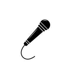 Microphone vector icon. 
