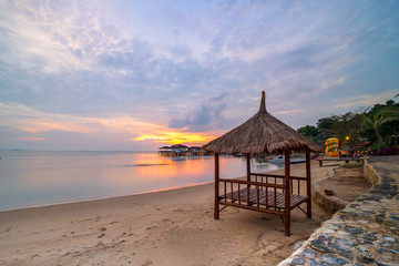 Photos Sunset at Batam Bintan Island Indonesia